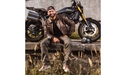 Men's Textile Motorcycle Trousers W-TEC: Vyriški moto džinsai W-TEC Shoota