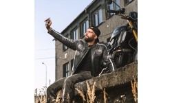 Men's Textile Motorcycle Trousers W-TEC: Vyriški moto džinsai W-TEC Shoota