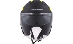 Motorolerių šalmai Cassida: Moto šalmas Cassida Jet Tech Corso