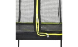 EXIT Silhouette trampoline ø244cm - black Outdoor Round Coil spring Above ground trampoline