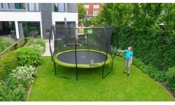 On-ground trampolines Exit: Batutas su kojomis Exit Silhouette 244cm - Žalias