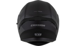 Viso veido šalmai Cassida: Motociklininko šalmas Cassida Orbit Grind Matte Black/Gray