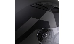 Viso veido šalmai Cassida: Motociklininko šalmas Cassida Orbit Grind Matte Black/Gray