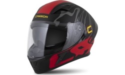 Full Face Helmets Cassida: Motociklininko šalmas Cassida Orbit Multivers Matinis juodas / raudonas / pilkas / geltonas