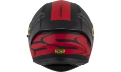 Full Face Helmets Cassida: Motociklininko šalmas Cassida Orbit Multivers Matinis juodas / raudonas / pilkas / geltonas