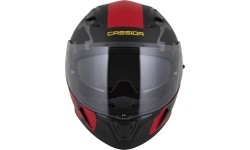 Full Face Helmets Cassida: Motociklininko šalmas Cassida Orbit Multivers Matinis juodas / raudonas / pilkas / geltonas