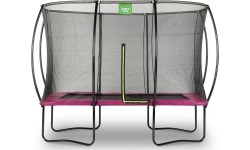 On-ground trampolines Exit: Stačiakampis batutas Exit Silhouette 214x305cm - Rožinis