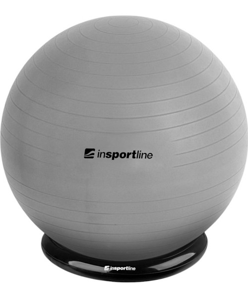 Gimnastikos kamuoliai ir kamuolių kėdės inSPORTline: Treniruočių kamuolys inSPORTline Top Ball 85 cm su kamuolio pagrindu