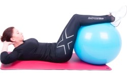 Gimnastikos kamuoliai ir kamuolių kėdės inSPORTline: Treniruočių kamuolys inSPORTline Top Ball 85 cm su kamuolio pagrindu