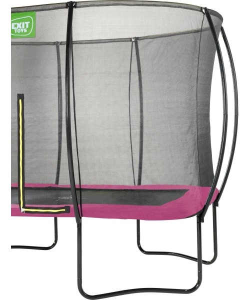 EXIT Silhouette trampoline 244x366cm - pink Outdoor Rectangular Coil spring Above ground trampoline