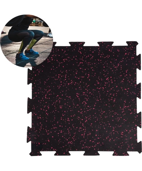 Dėlionės apsaugos kilimėliai inSPORTline: Stiprus grindų kilimėlis inSPORTline Puzeko 50 x 50 x 1 cm
