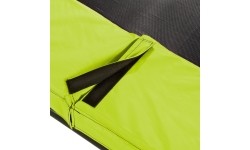 EXIT Silhouette ground trampoline ø305cm with safety net - green Outdoor Round Coil spring Sunken trampoline