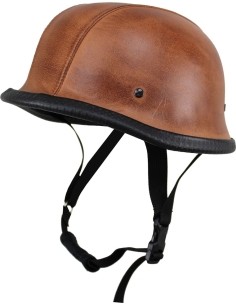 Retro Open-Face Motorcycle Helmet Sodager ADH-012 - Brown