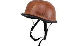 Retro atviro veido motociklininko šalmas Sodager ADH-012 - Ruda