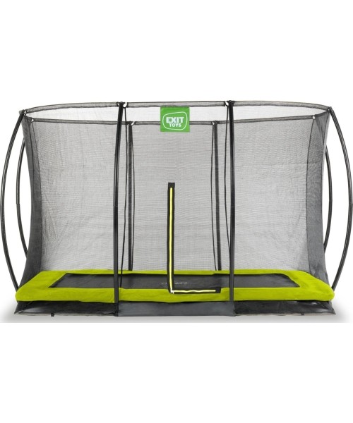 In-ground trampolines Exit: Įkasamas batutas su tinklu Exit Silhouette 214x305cm - Žalias
