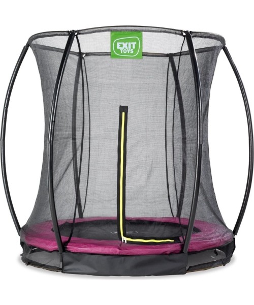 In-ground trampolines Exit: Įkasamas batutas su tinklu Exit Silhouette 183cm - Rožinis