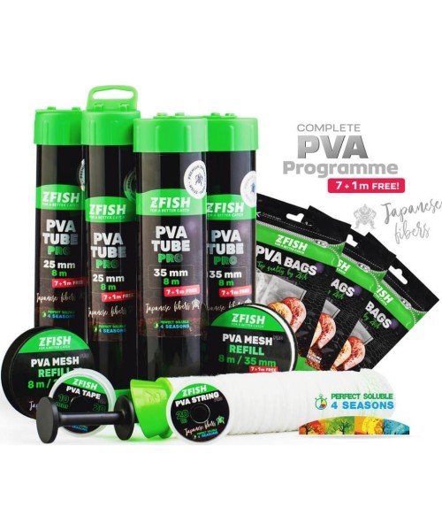 ZFISH PVA PRO Tube 25 mm/7 m +1 m nemokamai