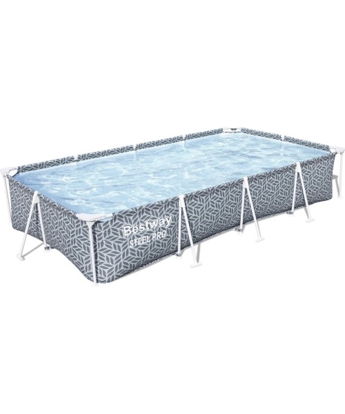 Viršžeminiai baseinai Bestway: Plieninis "Pro Frame" baseinas 366x201x66cm BESTWAY