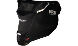Outdoor Motorcycle Cover Oxford Protex Stretch w/ Climate Membrane L Black