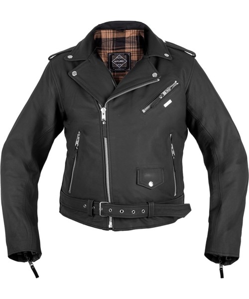 Men's Leather Motorcycle Jackets W-TEC: Vyriška odinė striukė W-TEC Brineo