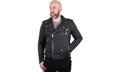 Men's Leather Motorcycle Jackets W-TEC: Vyriška odinė striukė W-TEC Brineo