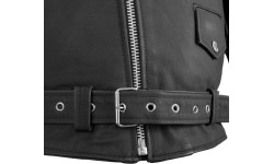 Men's Leather Motorcycle Jackets W-TEC: Vyriška odinė striukė W-TEC Brineo