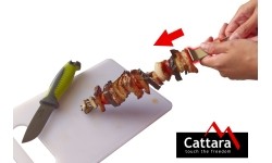 Grill Tools and Accessories Cattara: Grill skewers double, 32 cm, set of 2