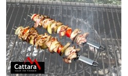 Grill Tools and Accessories Cattara: Grill skewers double, 32 cm, set of 2