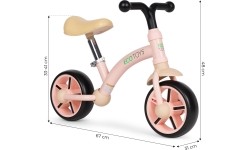 Children's cross-country bicycle EVA wheels saddle adjustment pink ECOTOYS