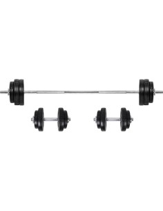 Štangos ir hantelių rinkinys inSPORTline BS08 3-50 kg