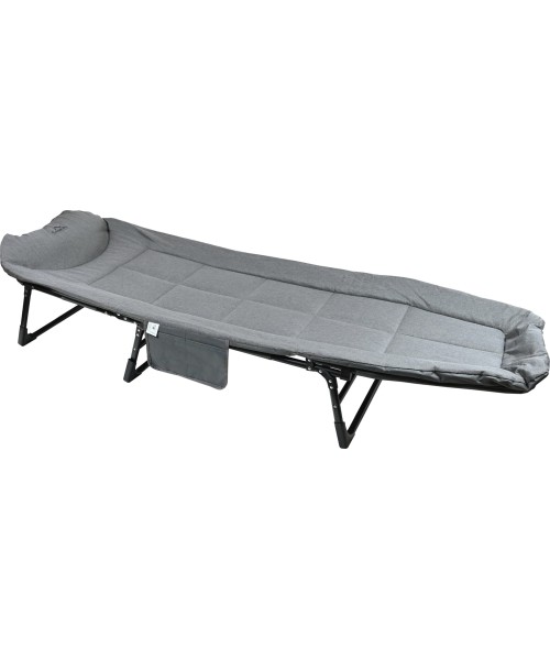 Loungers & Cots Cattara: Folding camping couch SOFA grey reclining