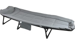 Folding camping couch SOFA grey reclining
