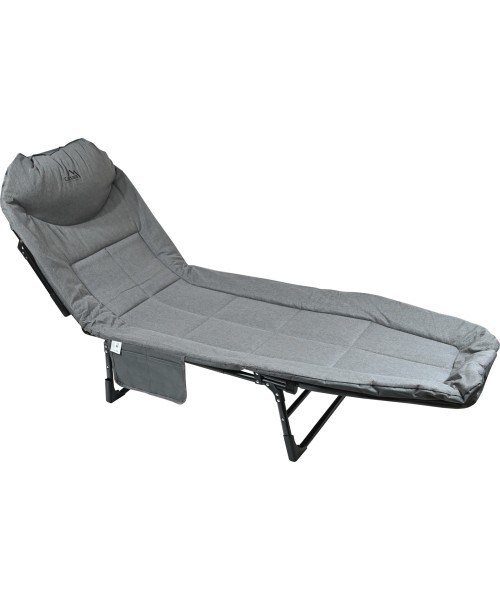 Folding camping couch SOFA grey reclining