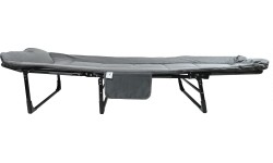 Folding camping couch SOFA grey reclining