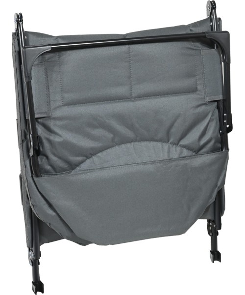 Folding camping couch SOFA grey reclining
