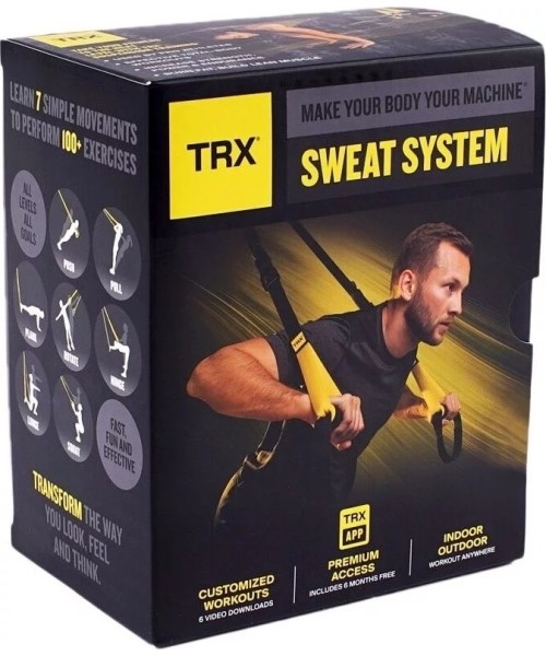 Funkcinių diržų treniruokliai TRX: Funkcinių diržų treniruoklis TRX Sweat