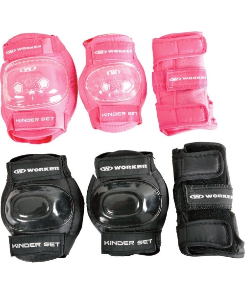 Cycling Protectors Worker: Apsaugų rinkinys Worker Kinder 6 vnt.