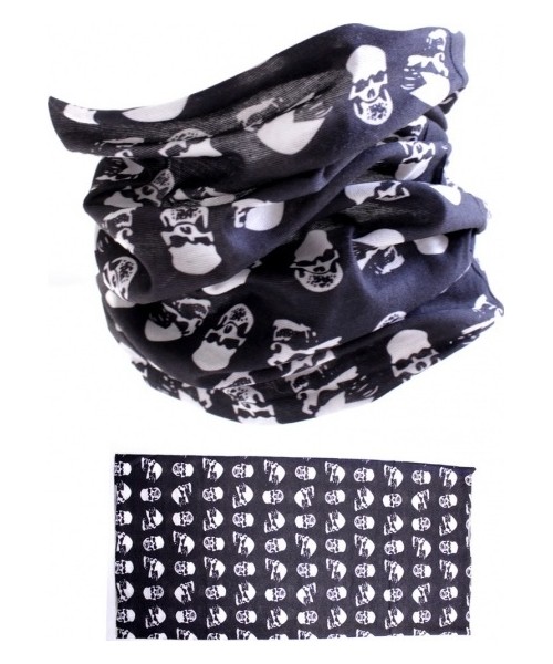 Balaclavas, face masks, neck warmers MTHDR: Daugiafunkcė kaklaskarė MTHDR Scarf Field Of Skulls