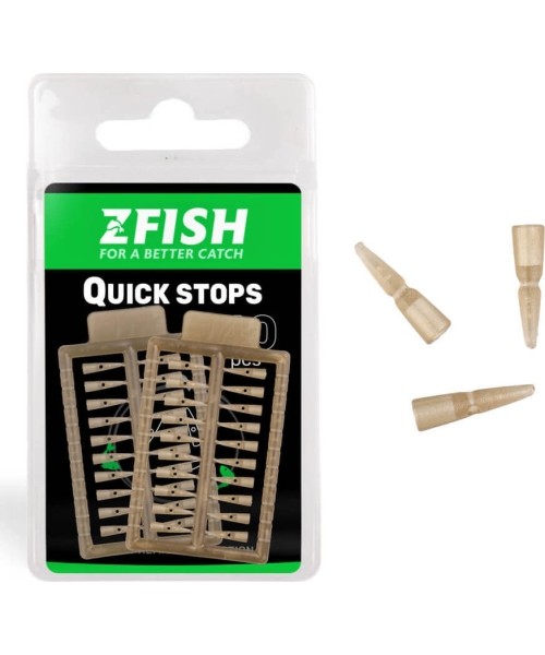 ZFISH Quick Stops stabdikliai, 40 vnt.