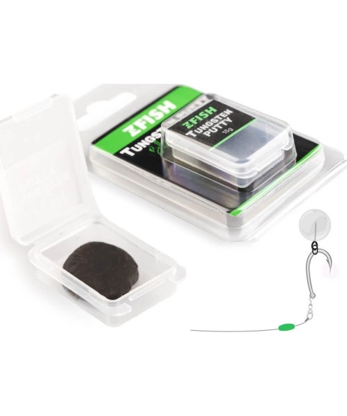 Baits and Lures ZFish: ZFISH Tungsten Putty Black