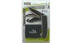 Medžiokliniai ir išgyvenimo peiliai Cattara: FORESTER 3in1 uždarymo peilis 21cm