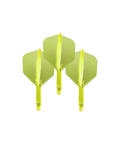 Shafts Target: Dart Flights Target K-Flex Neon No.6 Short - 3 pakuotės