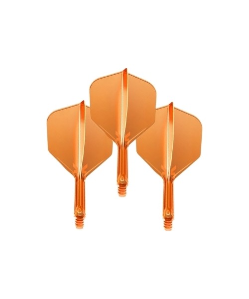 Shafts Target: Dart Flights Target K-Flex Neon No.6 Short - 3 pakuotės