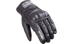 Vyriškos vasarinės motociklininko pirštinės W-TEC Black Heart: Odinės motociklininko pirštinės W-TEC Black Heart Rookah