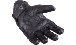 Vyriškos vasarinės motociklininko pirštinės W-TEC Black Heart: Odinės motociklininko pirštinės W-TEC Black Heart Rookah