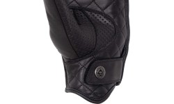 Vyriškos vasarinės motociklininko pirštinės W-TEC Black Heart: Odinės motociklininko pirštinės W-TEC Black Heart Rookah