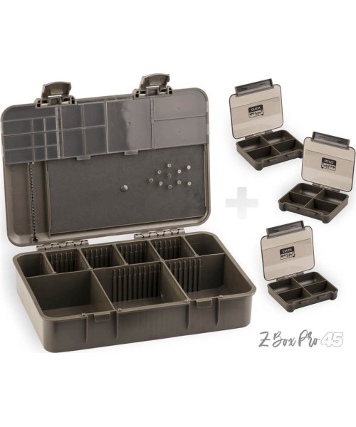 Dėklai ir dėžutės ZFish: "ZFISH" meškerių dėžė "Z-Box PRO 45" (4in1)