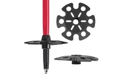 Trekking Poles inSPORTline: Trekking poles inSPORTline Altiplano 100 Pair Red