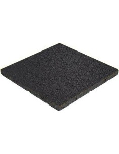 Rubber Tile Base Standard - Square, Black