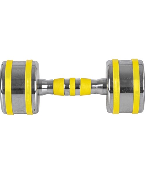 Chromuotas hantelis inSPORTline Yellsteel 8 kg